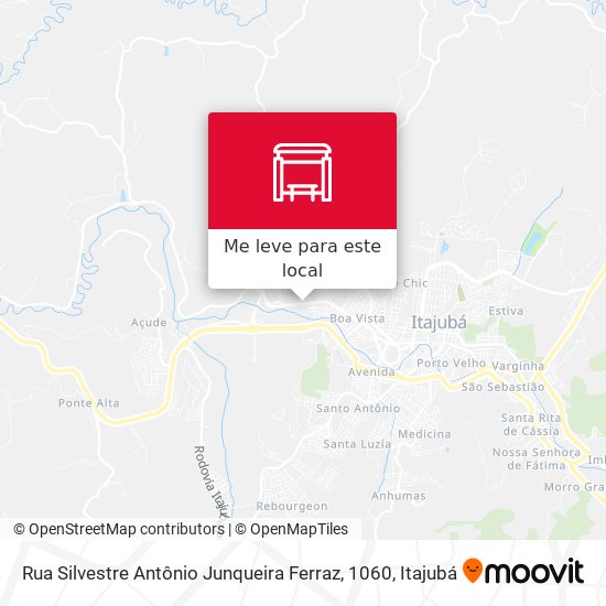 Rua Silvestre Antônio Junqueira Ferraz, 1060 mapa