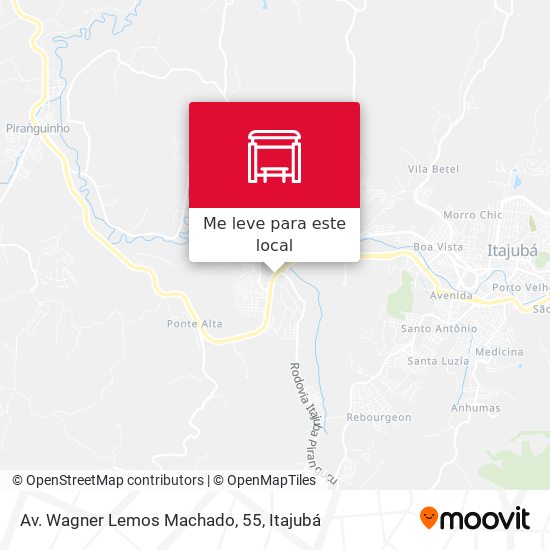 Av. Wagner Lemos Machado, 55 mapa