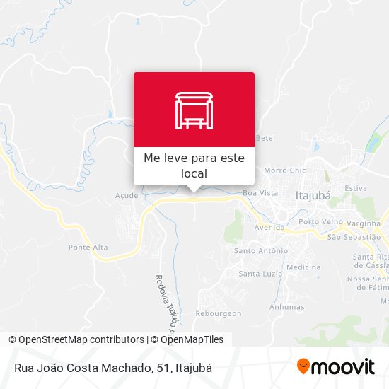 Rua João Costa Machado, 51 mapa