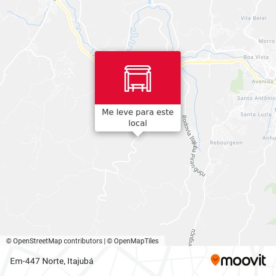 Em-447 Norte mapa
