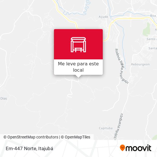 Em-447 Norte mapa