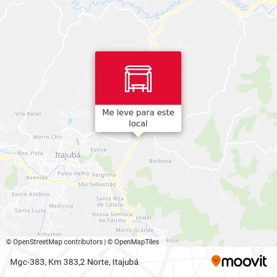 Mgc-383, Km 383,2 Norte mapa