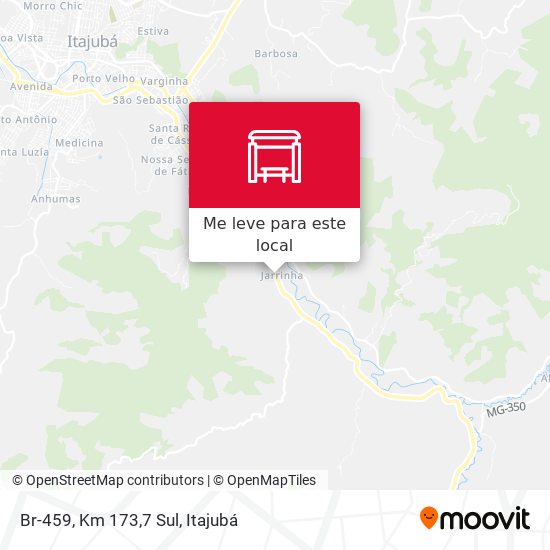 Br-459, Km 173,7 Sul mapa