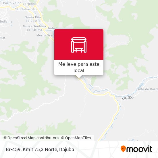 Br-459, Km 175,3 Norte mapa