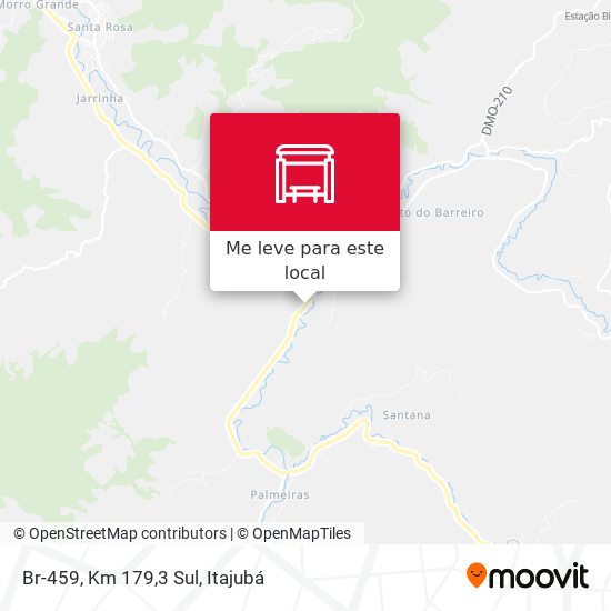 Br-459, Km 179,3 Sul mapa
