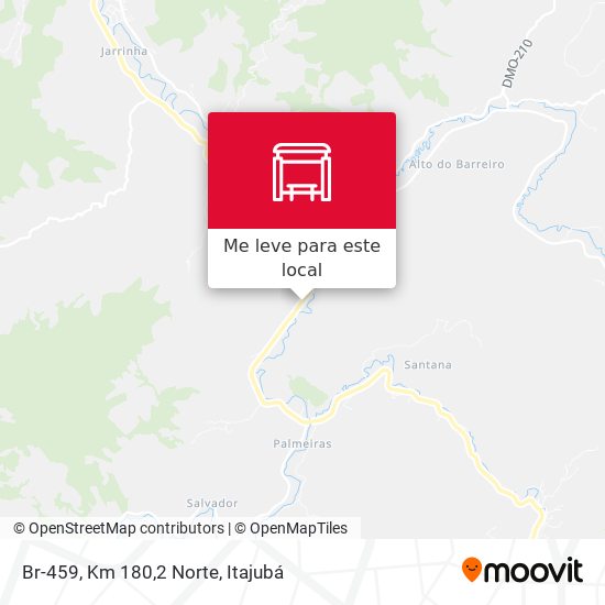 Br-459, Km 180,2 Norte mapa