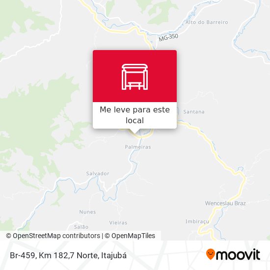 Br-459, Km 182,7 Norte mapa