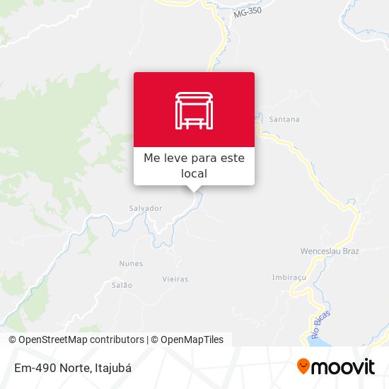 Em-490 Norte mapa