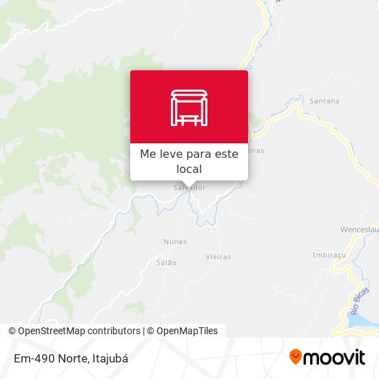 Em-490 Norte mapa