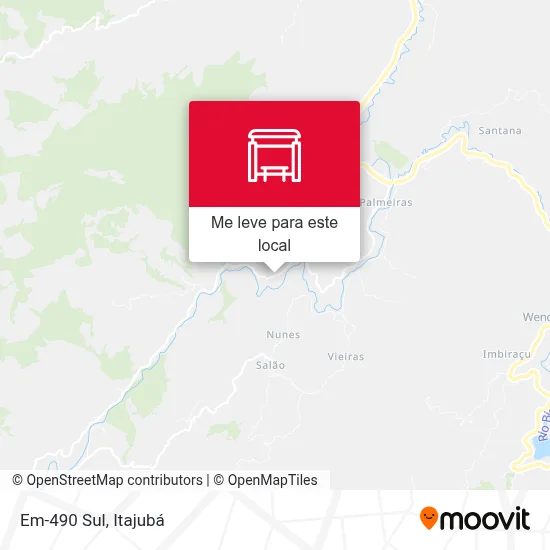 Em-490 Sul mapa