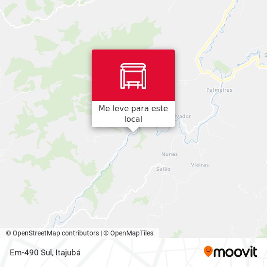 Em-490 Sul mapa