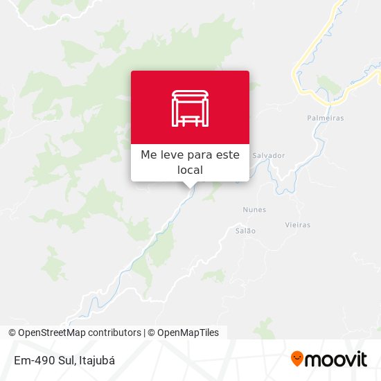 Em-490 Sul mapa