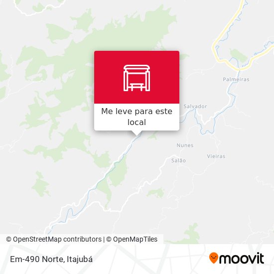 Em-490 Norte mapa