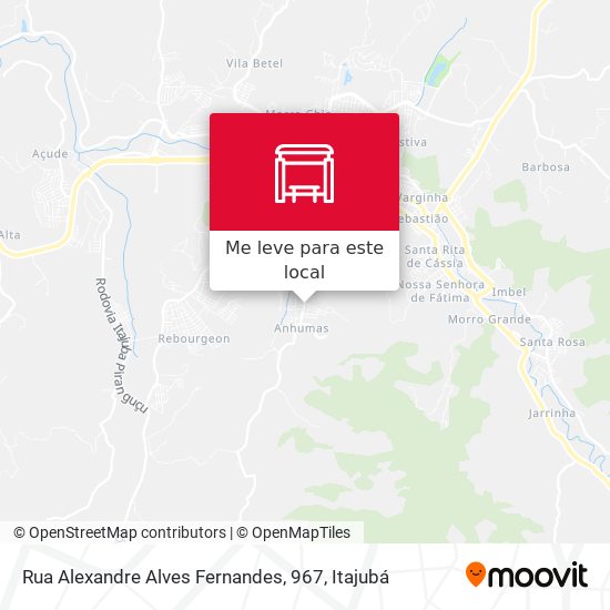 Rua Alexandre Alves Fernandes, 967 mapa