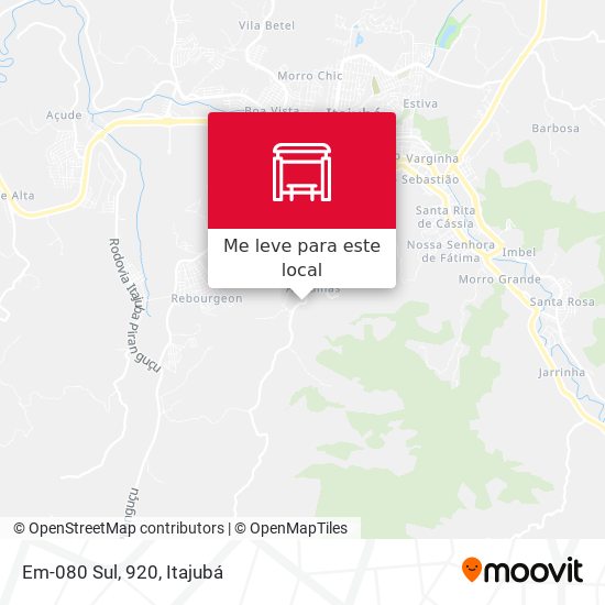 Em-080 Sul, 920 mapa