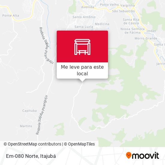 Em-080 Norte mapa