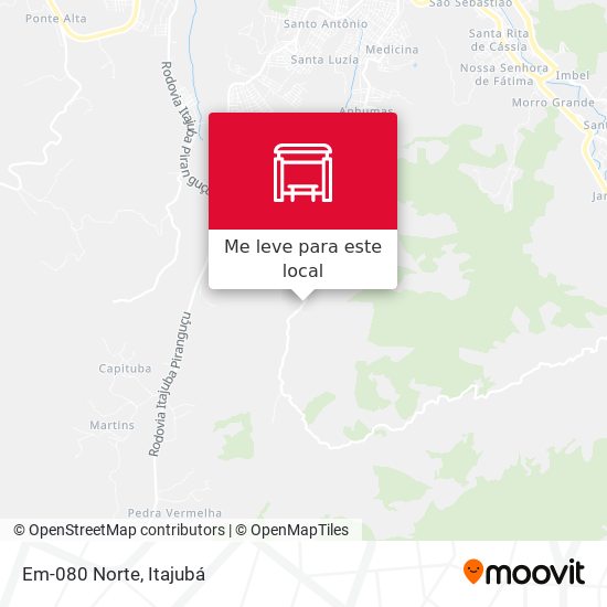 Em-080 Norte mapa