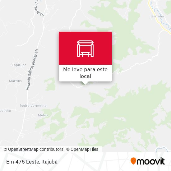 Em-475 Leste mapa