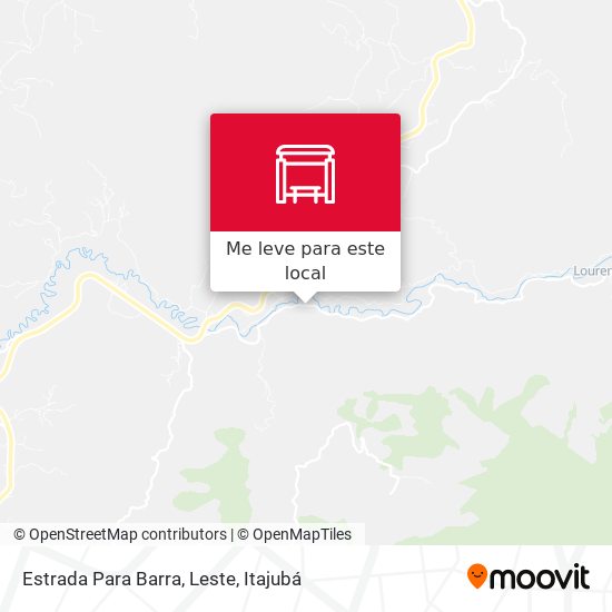 Estrada Para Barra, Leste mapa