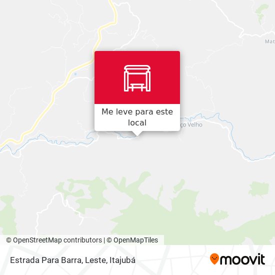 Estrada Para Barra, Leste mapa