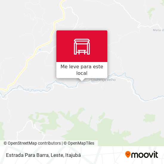 Estrada Para Barra, Leste mapa