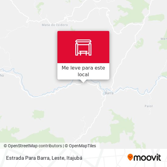 Estrada Para Barra, Leste mapa