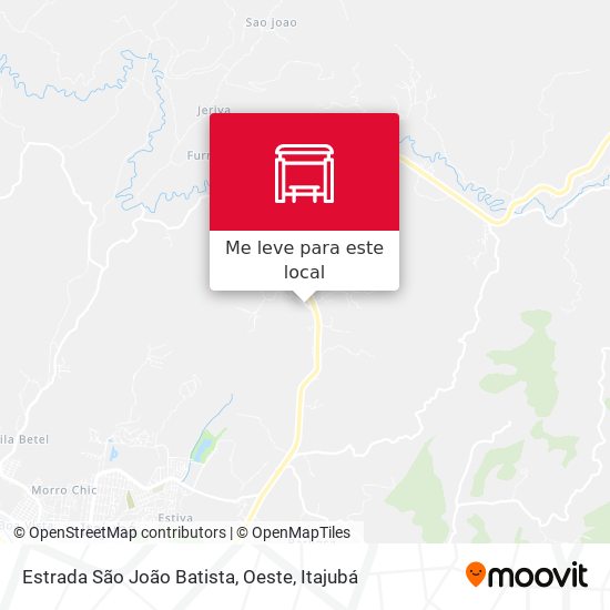 Estrada São João Batista, Oeste mapa
