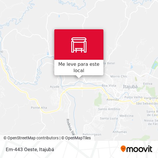 Em-443 Oeste mapa