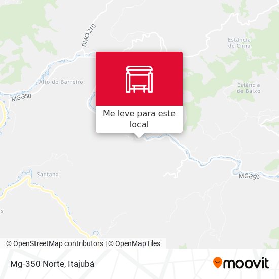 Mg-350 Norte mapa