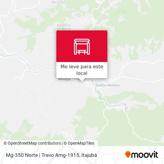 Mg-350 Norte | Trevo Amg-1915 mapa