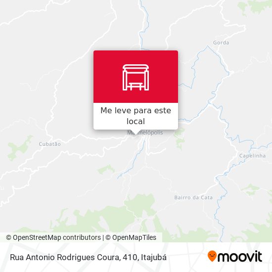 Rua Antonio Rodrigues Coura, 410 mapa