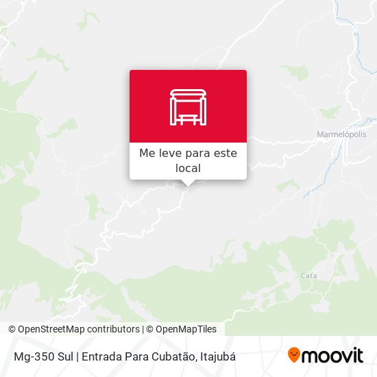 Mg-350 Sul | Entrada Para Cubatão mapa
