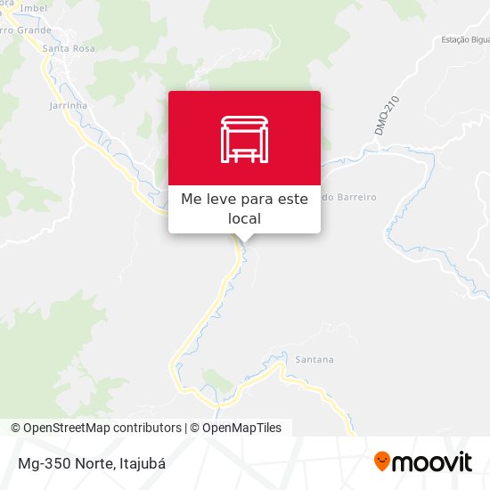 Mg-350 Norte mapa