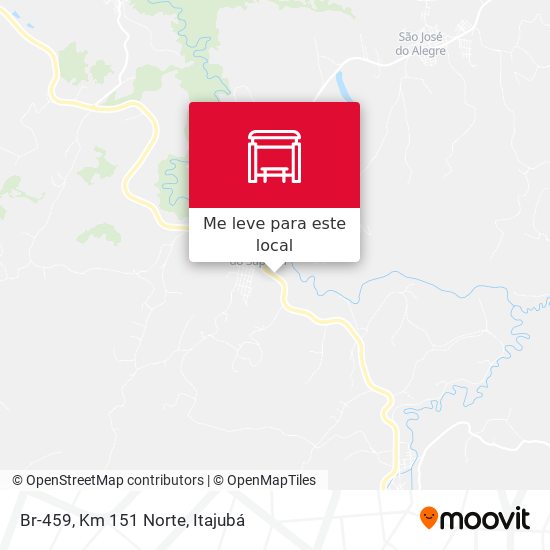 Br-459, Km 151 Norte mapa