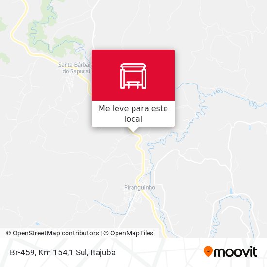 Br-459, Km 154,1 Sul mapa