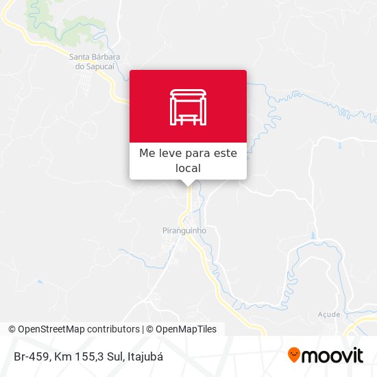 Br-459, Km 155,3 Sul mapa