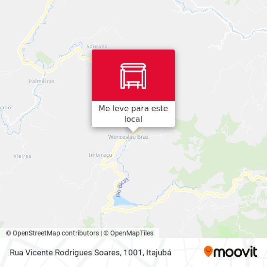 Rua Vicente Rodrigues Soares, 1001 mapa