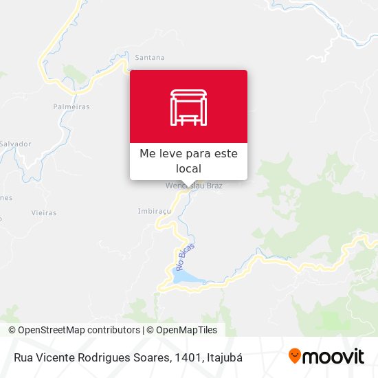 Rua Vicente Rodrigues Soares, 1401 mapa