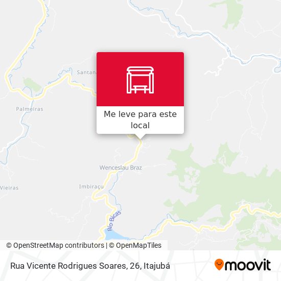 Rua Vicente Rodrigues Soares, 26 mapa