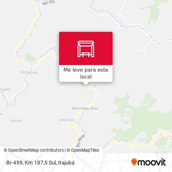 Br-459, Km 187,5 Sul mapa