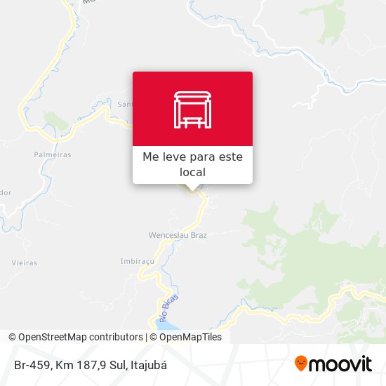 Br-459, Km 187,9 Sul mapa