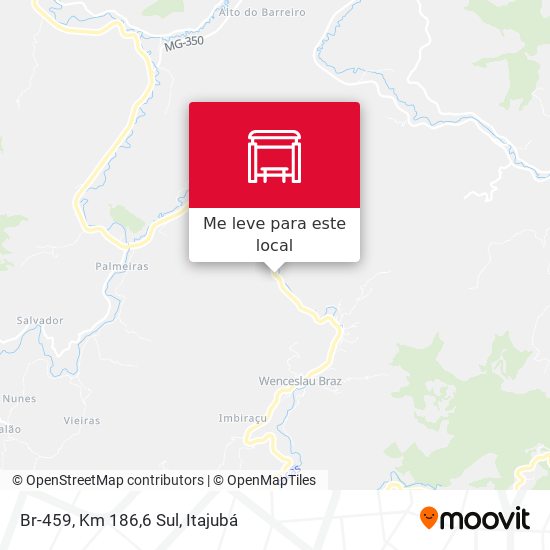 Br-459, Km 186,6 Sul mapa
