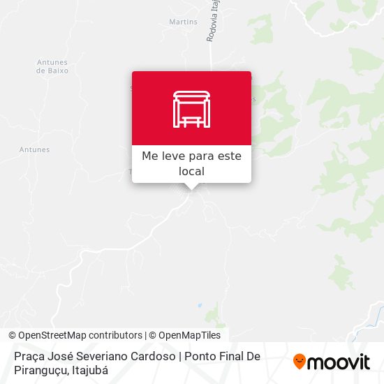 Praça José Severiano Cardoso | Ponto Final De Piranguçu mapa