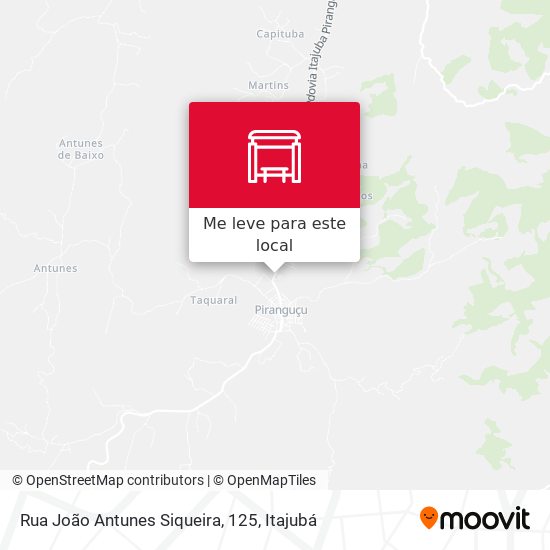 Rua João Antunes Siqueira, 125 mapa