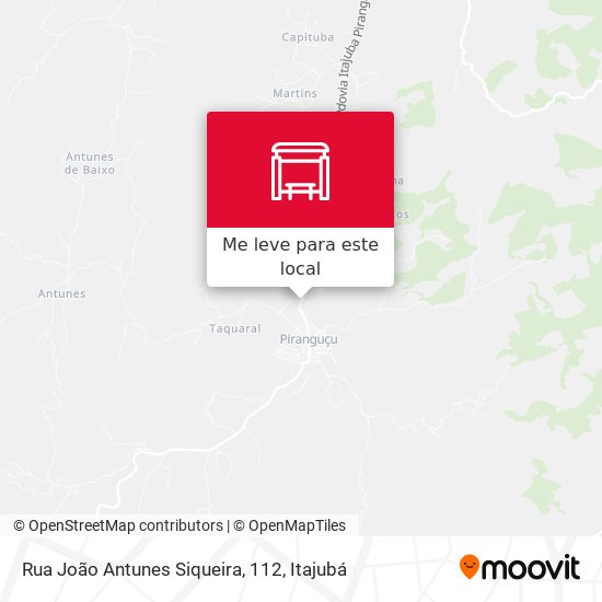 Rua João Antunes Siqueira, 112 mapa