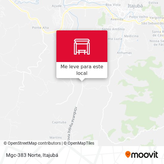 Mgc-383 Norte mapa