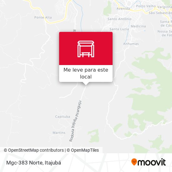 Mgc-383 Norte mapa