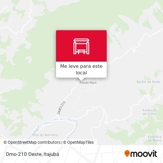 Dmo-210 Oeste mapa