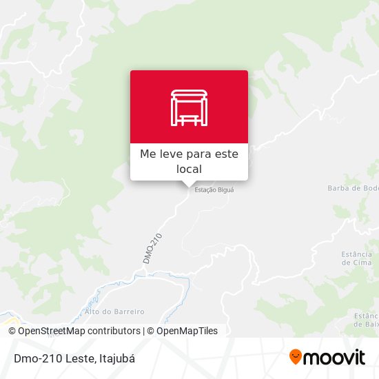 Dmo-210 Leste mapa