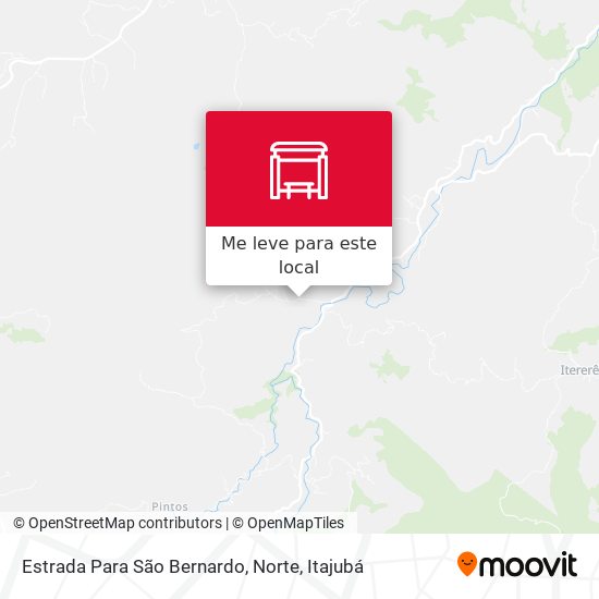 Estrada Para São Bernardo, Norte mapa